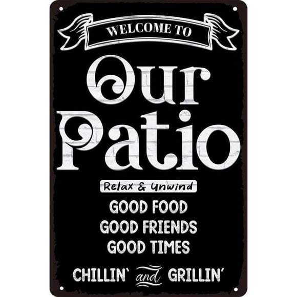 Our Porch Metal Sign