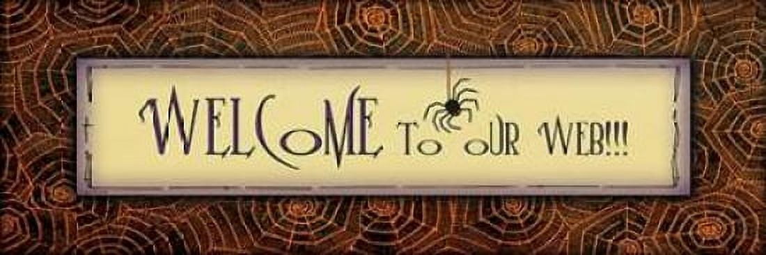Welcome to Our Web Canvas Art - Jo Moulton (8 x 24)