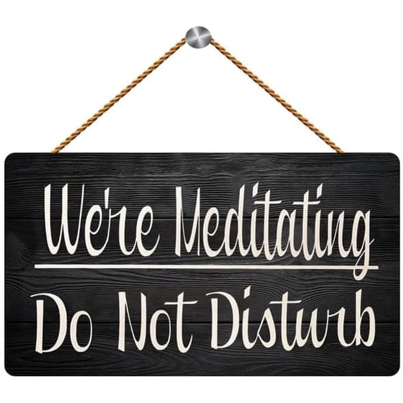 Welcome to Relaxation in Session Please Do Not Disturb Wooden Wall Sign ...
