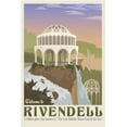 thumbnail image 1 of Welcome to Rivendell - LOTR Travel Poster (12x18Inches(Black-Framed)), 1 of 6