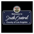 to South Central LA Window Water Bottle Bumper Sticker Decal 5*