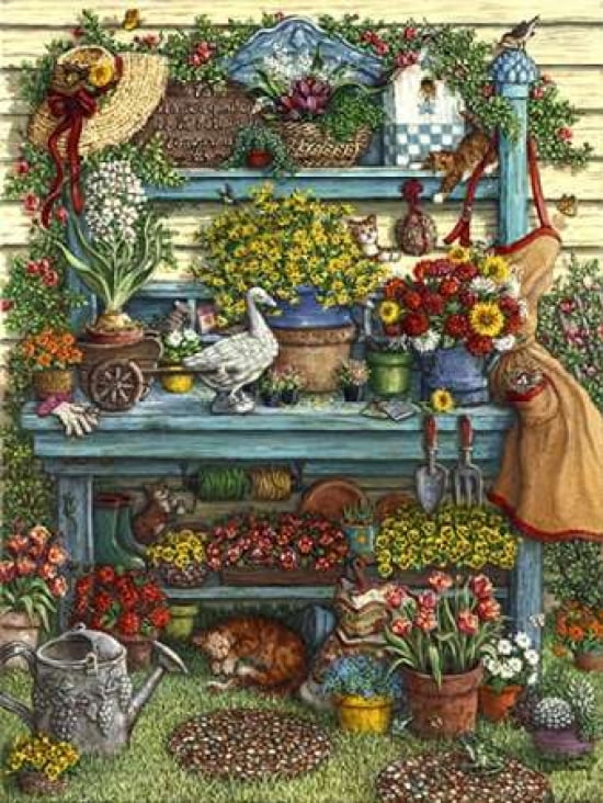 Welcome to Spring Canvas Art - Janet Kruskamp (18 x 24)