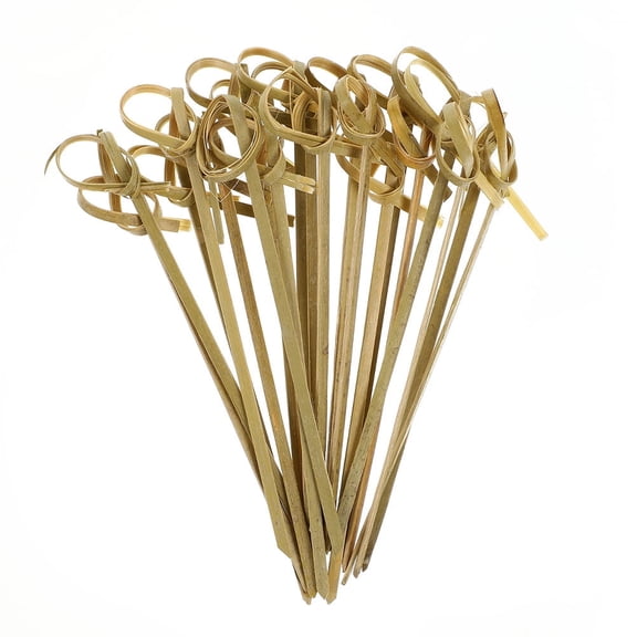 Welcome to my boutique shop 100 Pcs Disposable Bamboo Picks Decorative Toothpicks Martini Olives Skewers for Appetizers Fruit Accessory Stick