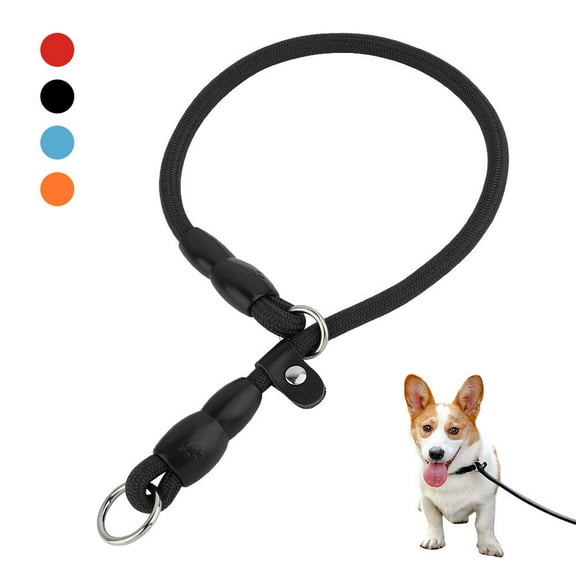 Welcome to my little boutique. Adjustable Nylon Dog Loop Slip Rope Leash Lead Training P Choke Pet Collar S M L
