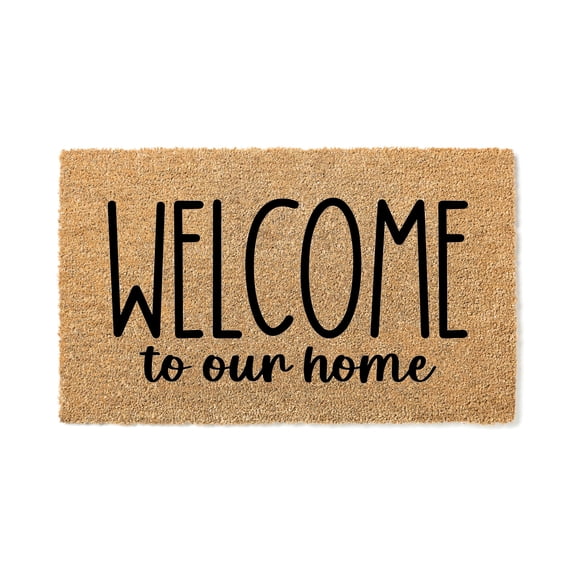 Welcome to our Home Mat | Custom Doormat | Cute Doormat | Welcome Mat | Cute Door Mat | Funny Gift | Home Doormat | Home Decor | Front Door