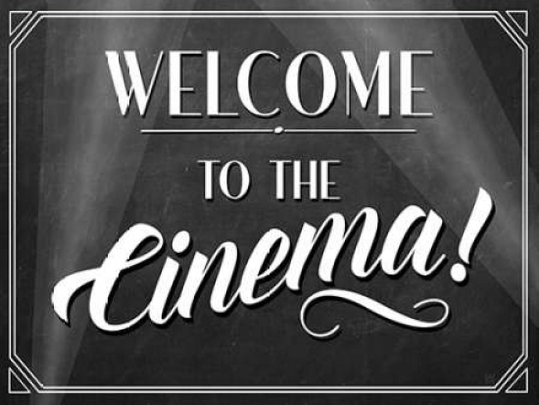 Welcome to the Cinema Canvas Art - Aubree Perrenoud (18 x 24)
