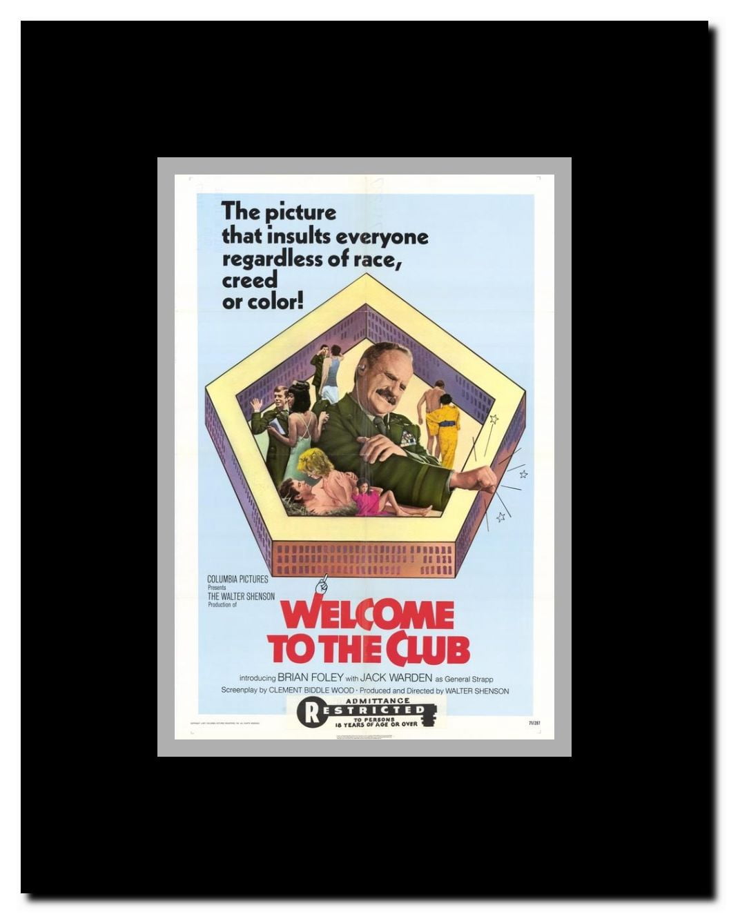 Welcome to the Club Framed Movie Poster