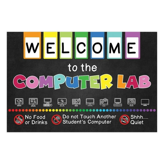 Welcome to the Computer Lab Poster, Classroom Decor, Computer Shortcuts, Computer Science, Classroom Rules, Teacher Technology, School Counselor