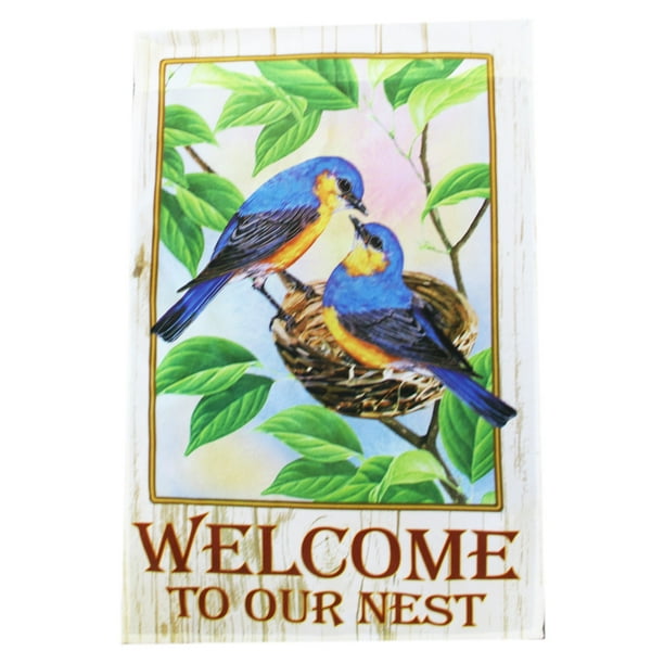 to the Nest Inviting Garden Flag By Ganz (No Stand) Walmart