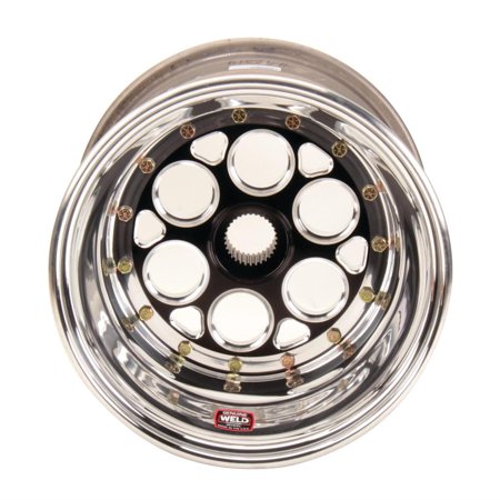 Weld 734B-31014 Midget Spline Wheel, 13X10, 4" Backspace