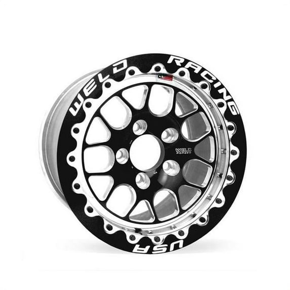 Weld S77 17x10 Black Wheel with Single Beadlock
