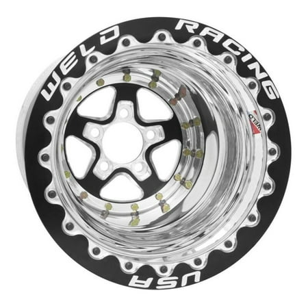 Weld Alumastar 2.0 Wheels - 15x12 Black Double Beadlock