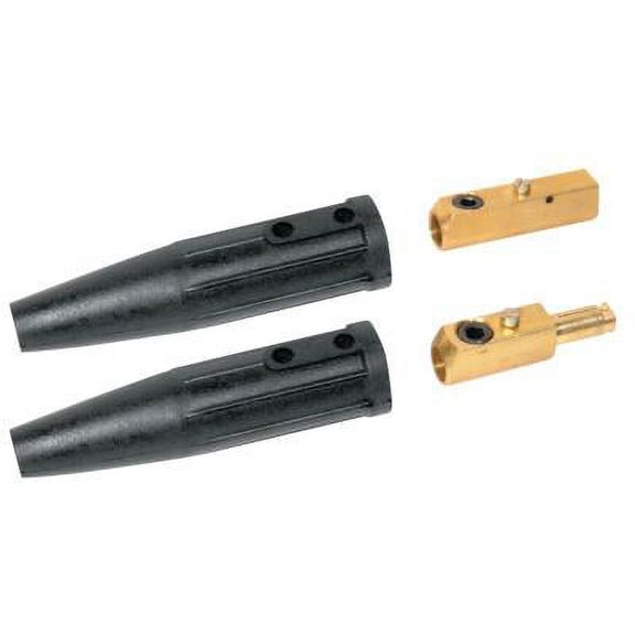 Weld Cable Connectors, 1/0-#1 Cable, Ball Point Connection