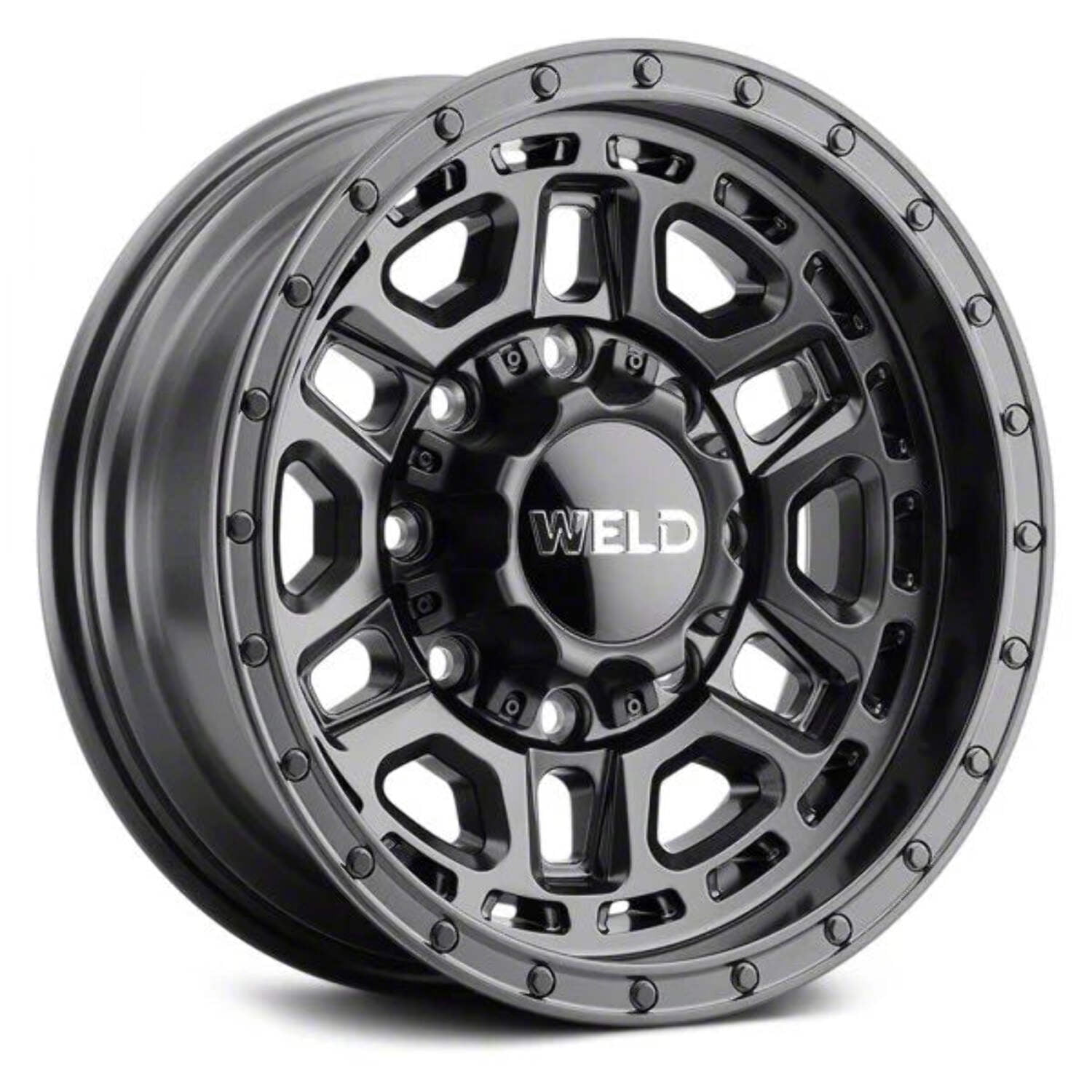 Weld Crux 17x9 Satin Black Off-Road Wheels - 8x180 BP - Walmart.com