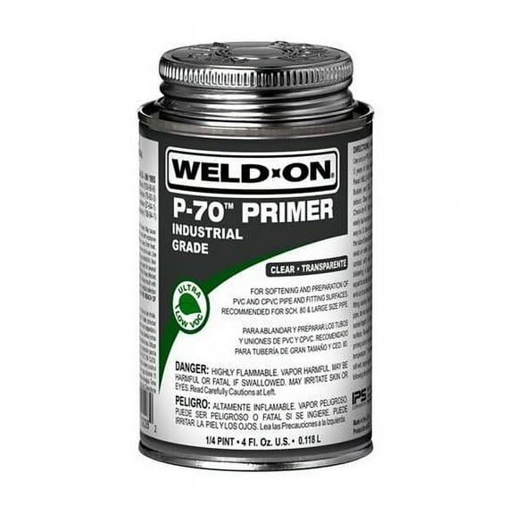 Weld-On 10228 0.25 Pint P-70 Prime, Clear