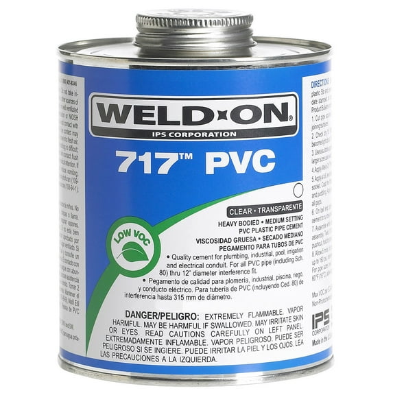 Weld-On 10150 717 1/2PT CLR Cement - Quantity 1
