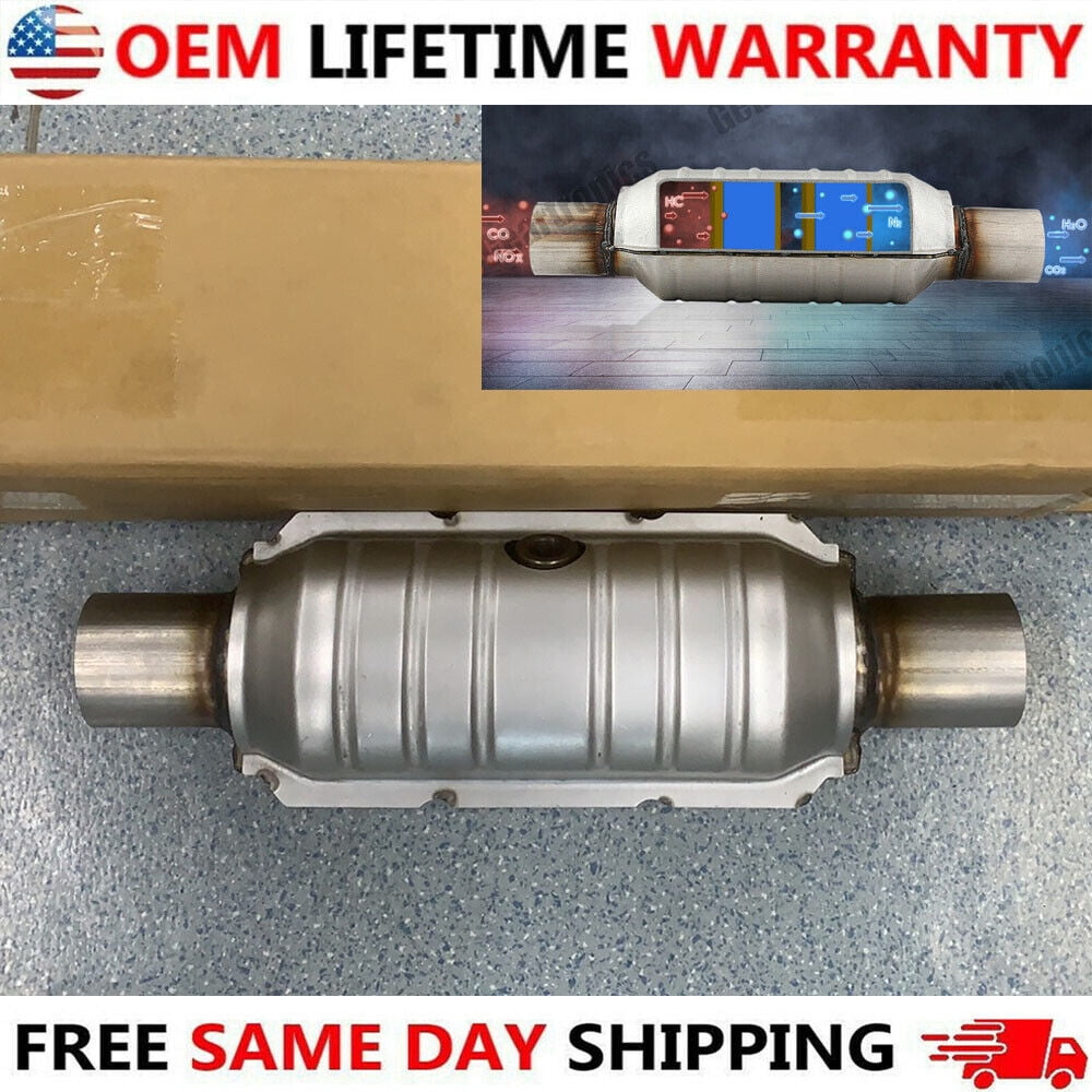 WeldOn 2.5" UNIVERSAL Threeway Catalytic Converter Fast Shipping