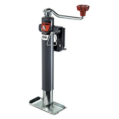 Weld-On Jack, Topwind, 10 In. Travel, Weld-On L Bend Swivel Bracket, 2, 000 Lbs. Lift Capacity