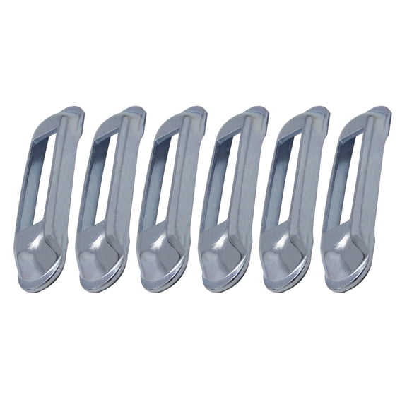 Weld-On SNAP-LOC E-Track Single Strap Anchor 6-Pack (zinc)