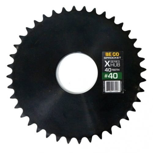 Weld-On Sprocket #40 Chain 40 Tooth X-Series Hub fits Roller Chain/ Sprockets/ Hubs Sprockets