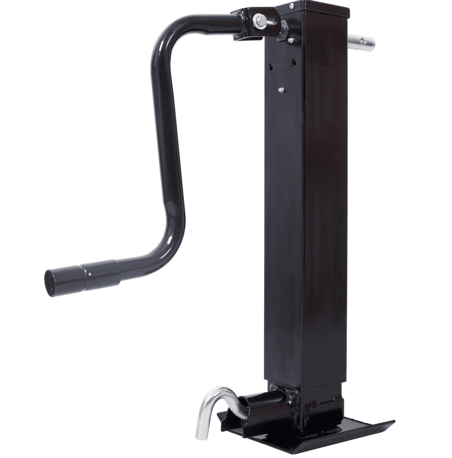 Weld On Trailer Jack, 12,000 lb Capacity, No Mount Square Jack Tube, 26'' Travel