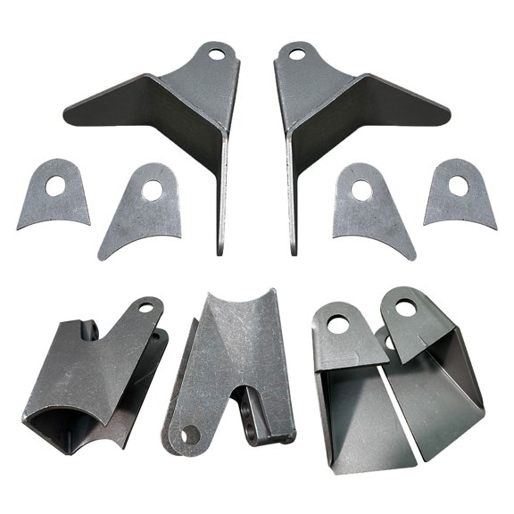 Weld On Triangulated 4-Link Brackets only Weld On Steel Air Ride 2.75"Axle