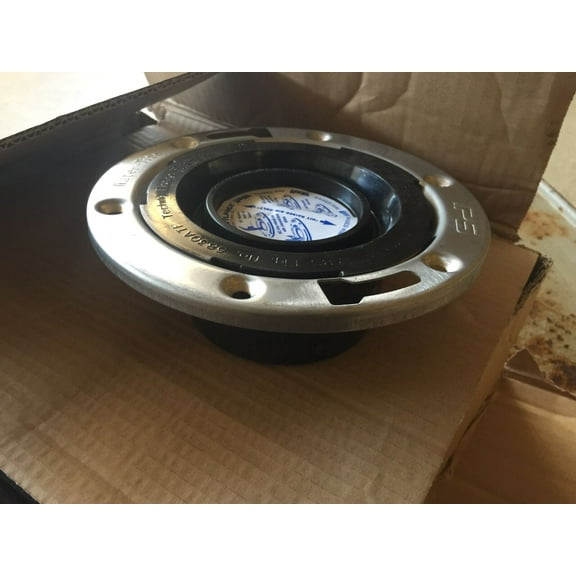 Weld-On Water Tite Closet Flange with Stainless Steel Ring & Techno Knockout