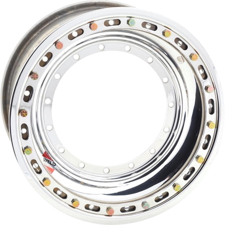 Weld Racing 15 x 8 Sprint Car Front Wheel w/Outer Beadlock, 4In Offset