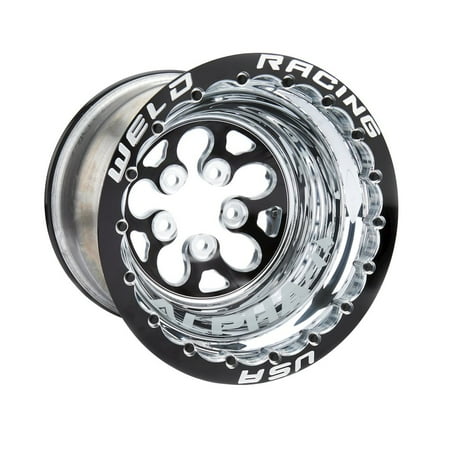 Weld Racing 15x12 Blk Alpha-1 Wheel 5x4.750BP 5in BS Blk DBL