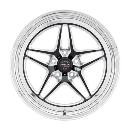 Weld Racing 17 x 10 in. 5 x 120 mm Bolt Pattern High Pad Aluminum Beadlock Wheel, Clear