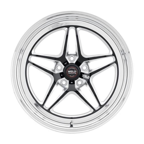 Weld Racing 17 x 10 in. 5 x 120 mm Bolt Pattern High Pad Aluminum Beadlock Wheel, Clear