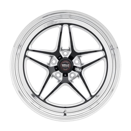 Weld Racing 17 x 10 in. 5 x 5 Bolt Pattern High Pad Aluminum Beadlock Wheel, Clear