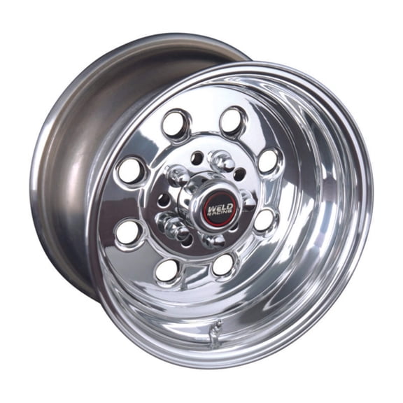 Weld Racing 90-512350 Draglite Polished Wheel 15"x12" 5x4.5" 4.75" BC 5.5" BS