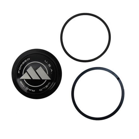 Weld Racing C0323B Midget/Sprint Billet Aluminum Dust Caps, Black