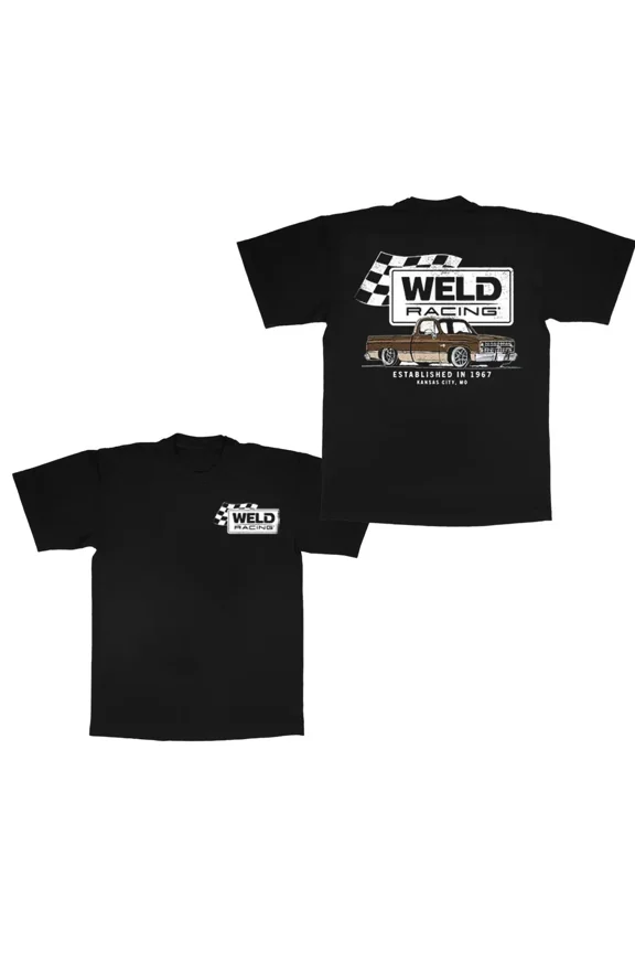 Weld Racing C10 Truck Classic Soft Cotton Crewneck TShirt 2 Sides For Gift Like Dad Menswear Top