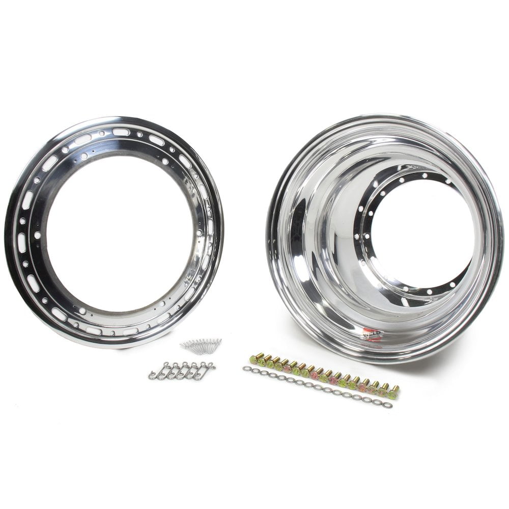 Weld Racing Outer Wheel Half No Covr B/L w/Dzus 15x12.25