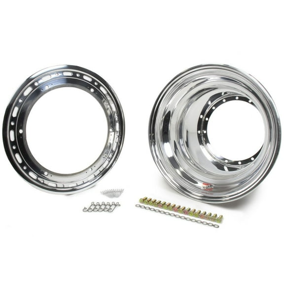 Weld Racing Outer Wheel Half No Covr B/L w/Dzus 15x12.25