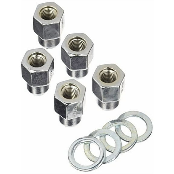 Weld Racing WEL601-1452 12 mm x 1.5 RH Open End with Washers Lug Nuts - Pack of 5