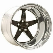 Weld Racing WEL71HB7050N22A 17 x 5 in. S71 Forged Anodized Wheels - Black