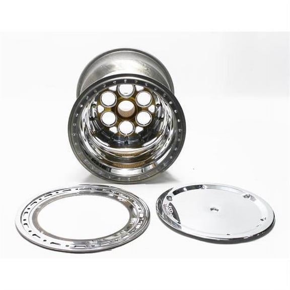 Weld Racing WEL735-51856-6 15 x 18 in. 42 Spline 6 in. Back Spacing Bead-Loc Wheel with Cover