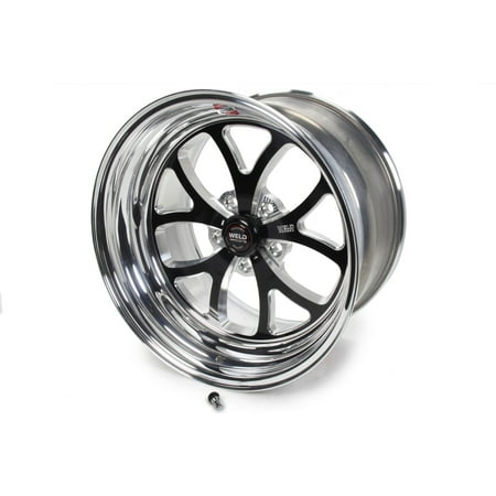 Weld Racing WEL76LB8105B57A 18 x 10.5 in. RT-S S76 5.7 in. Backspacing Wheel - Black