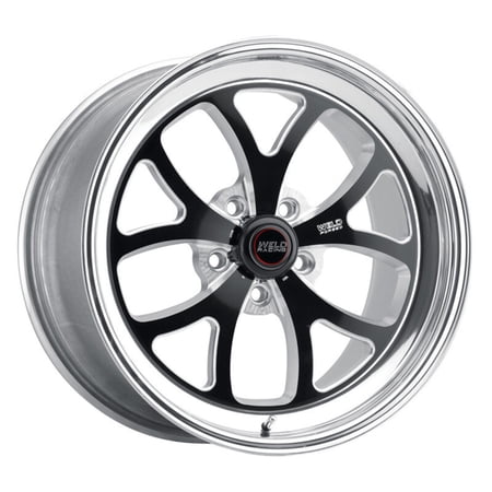 Weld S76 17x10.5 / 5x4.75 BP / 7.2in. BS Black Wheel (High Pad) - Non-Beadlock - 76HB7105B72A