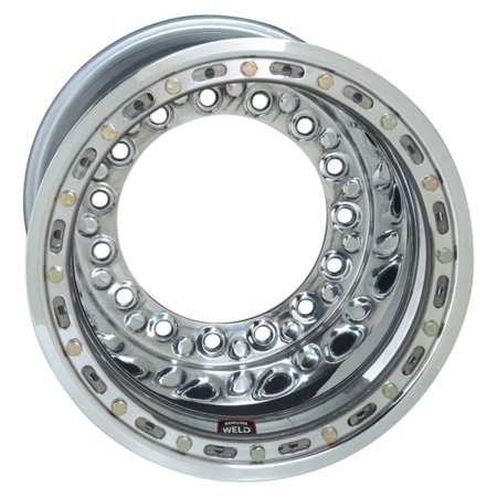 Weld S76 18x5 Black Wheel - High Pad, Non-Beadlock
