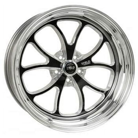 Weld S76 18x9 / 5x4.75 BP / 6.7in. BS Black Wheel (Medium Pad) - Non-Beadlock - 76MB8090B67A