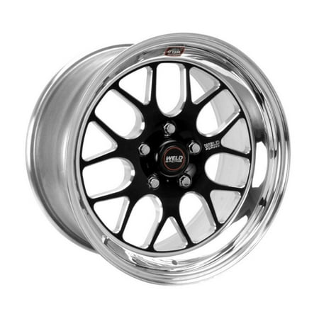 Weld S77 17x10.5 / 5x4.75 BP / 7.8in. BS Black Wheel (Medium Pad) - Non-Beadlock - 77MB7105B78A