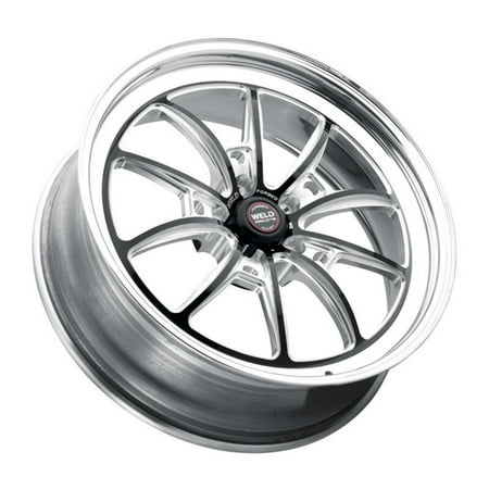 Weld S80 17x5 Black Wheel - 5x115 BP, 2.2in BS, High Pad