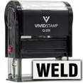 thumbnail image 1 of Weld Self-Inking Office Rubber Stamp (Black Ink) - Q-200, 1 of 1