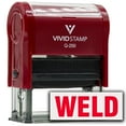 thumbnail image 1 of Weld Self-Inking Office Rubber Stamp (Red Ink) - Q-200, 1 of 1