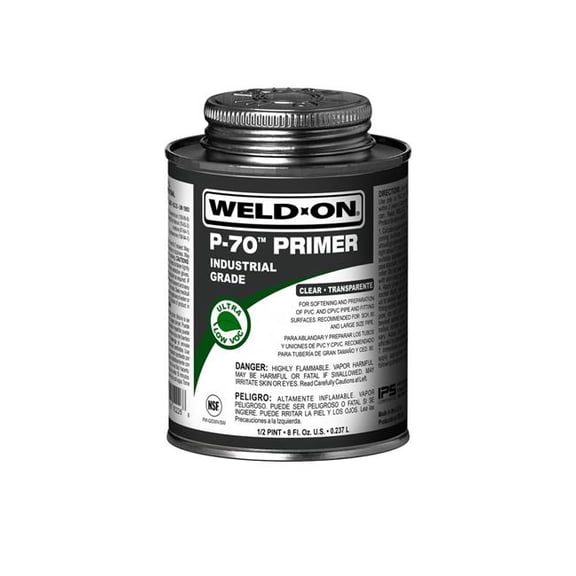 Weld-On 10226W 0.5 Pint P-70 Primer, Clear
