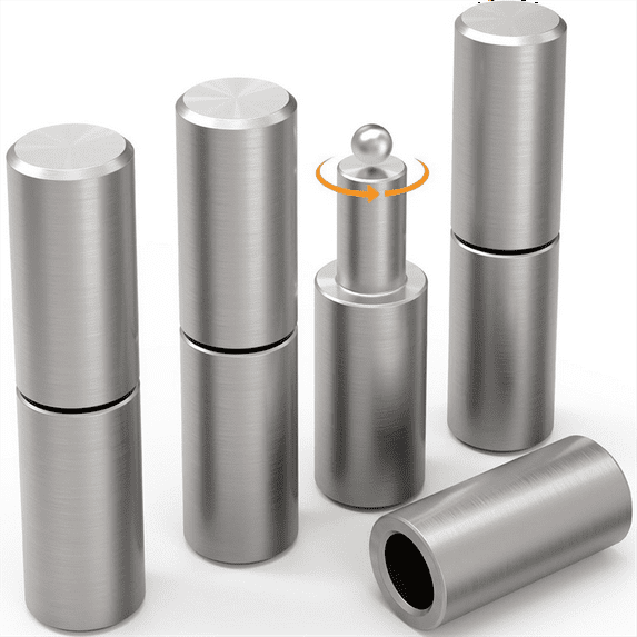 Weldable Barrel Hinges 4Inch,4⅛ X 1 Inch Heavy Duty Gate Hinges,Weld on for Iron Door,Metal Gates,Ball Bearing
